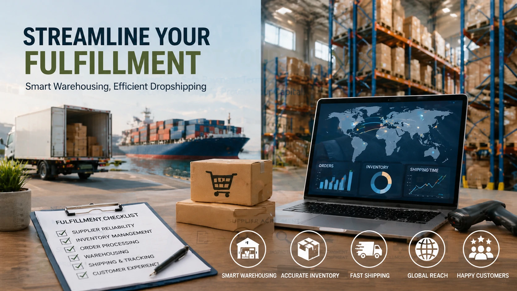 Raționalizați-vă îndeplinirea: o listă de verificare pentru depozitarea și dropshipping în China